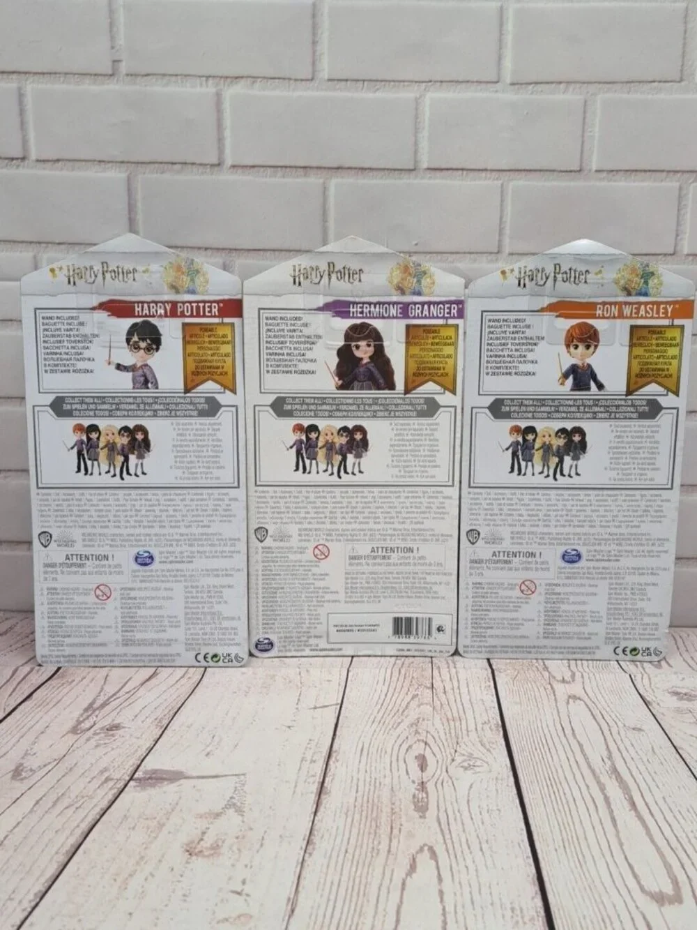 Harry‎ Potter Wizarding World Dolls Collection - Harry, Ron & Hermione